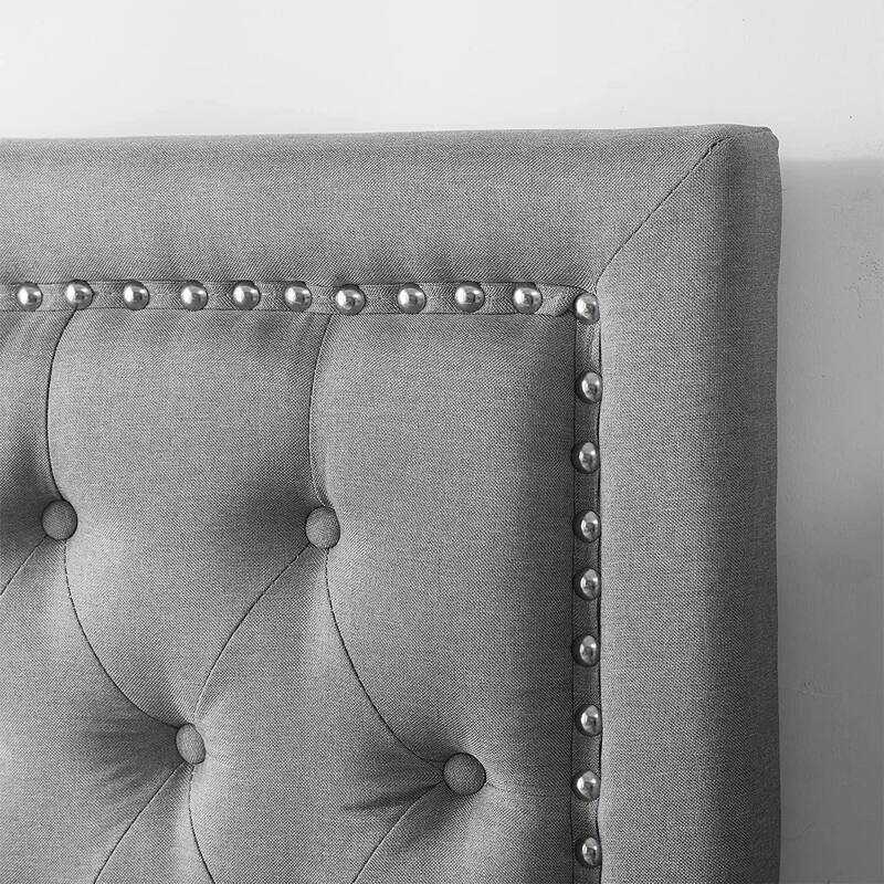 Tavira Allure® College Dorm Headboard with Legs - Tufted Rivet by DormCo