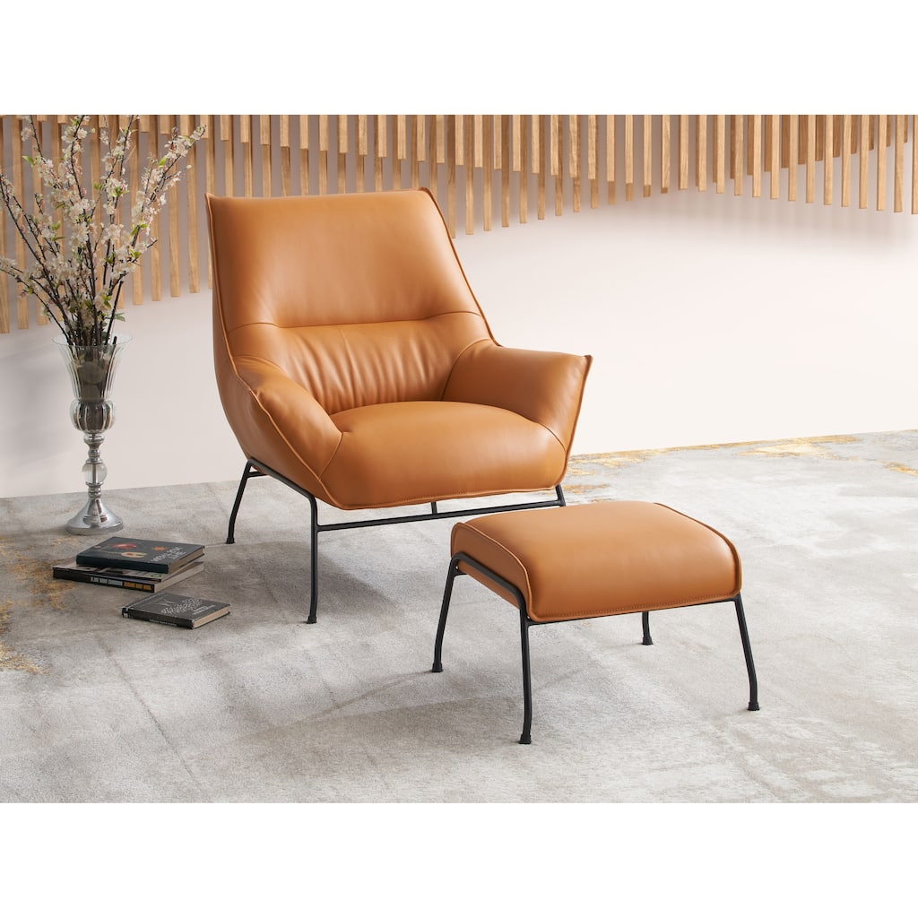 Krispin Accent Chair and Ottoman