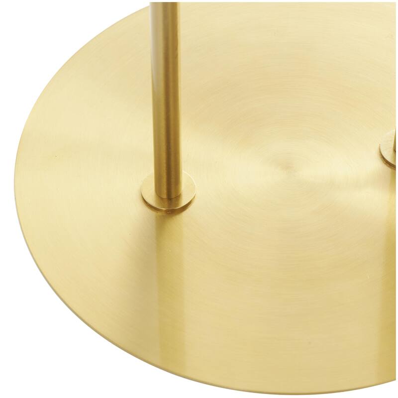 Metal Paper Clip Floor Lamp - Gold - Roche River Decor