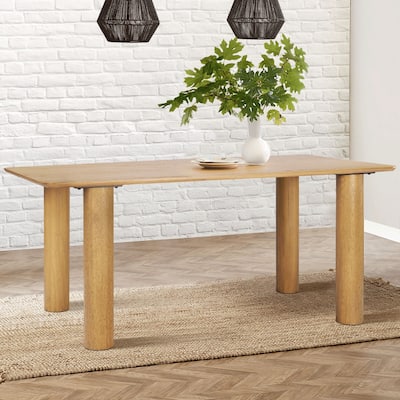 67" Wooden Rectangle Dining Table