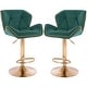 preview thumbnail 14 of 41, Modern Home Luxe Spyder Contemporary Adjustable Suede Barstool - Modern Comfortable Adjusting Height Counter/Bar Stool