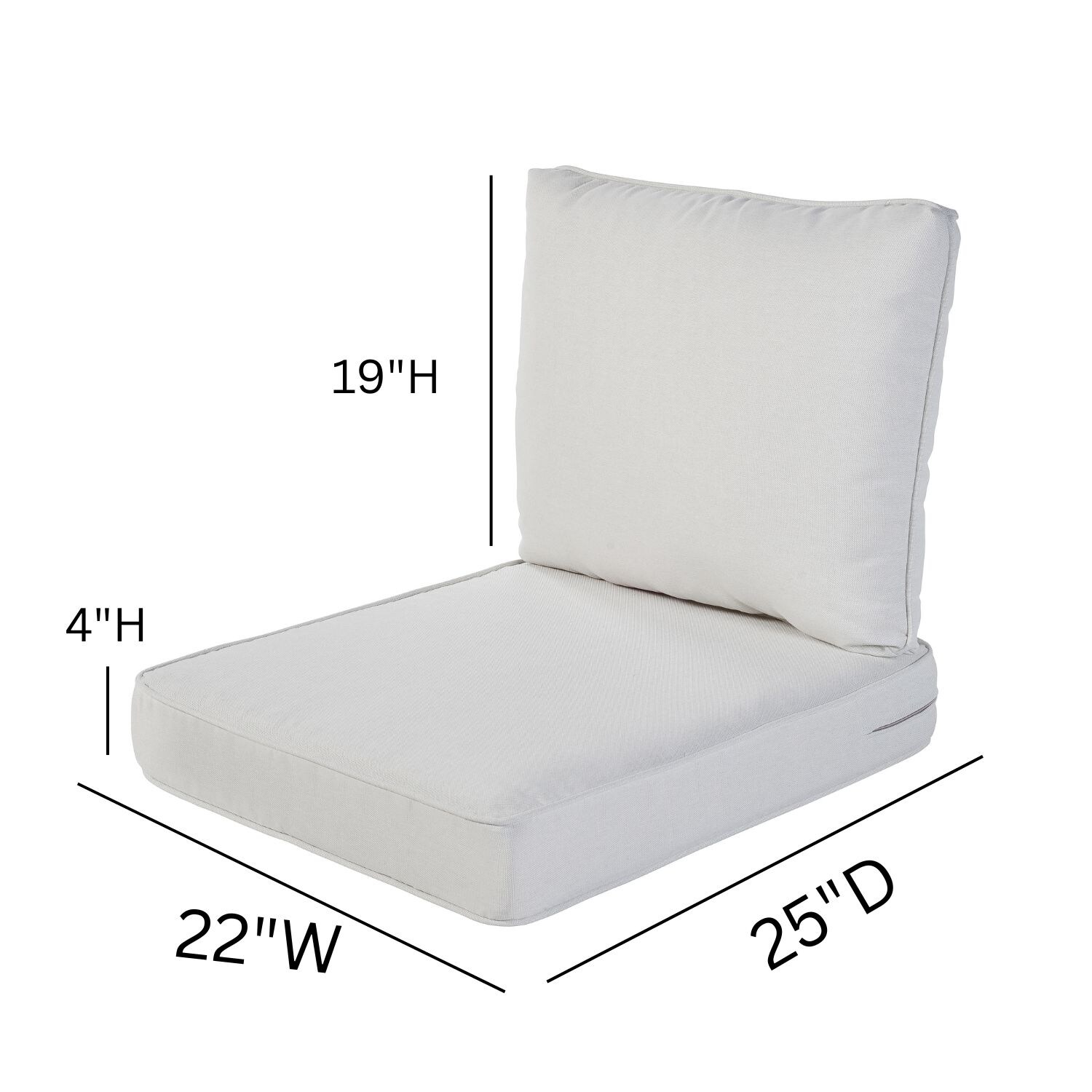 26 inch best sale deep outdoor cushions