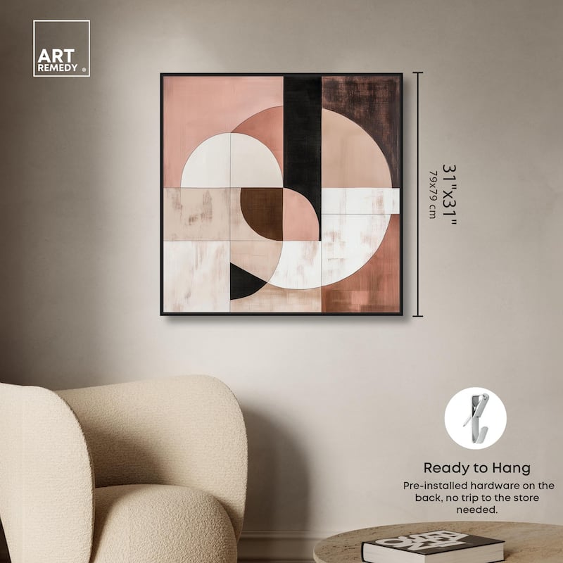 Modern Shapes I Canvas by Art Remedy