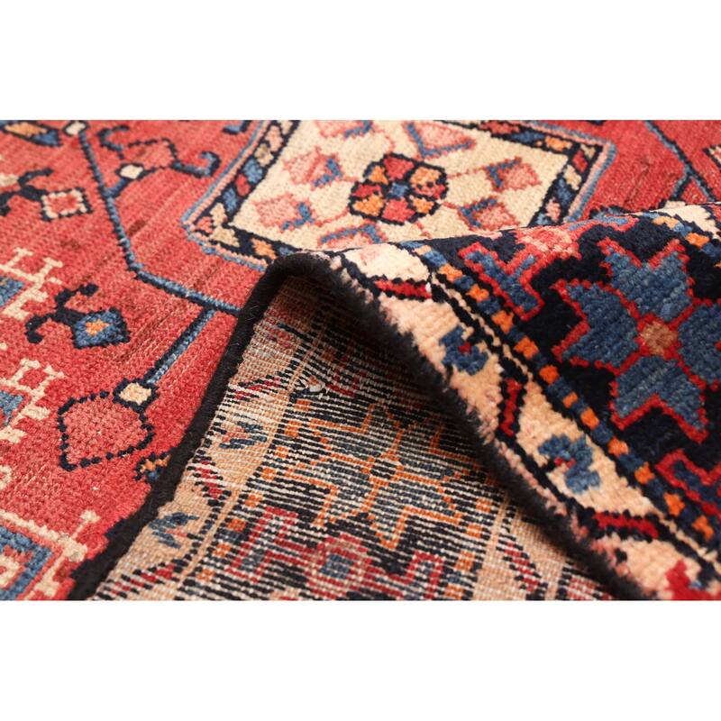 ECARPETGALLERY Hand-knotted Anatolian Vintage Dark Navy Wool Rug - 4'1 x 6'10