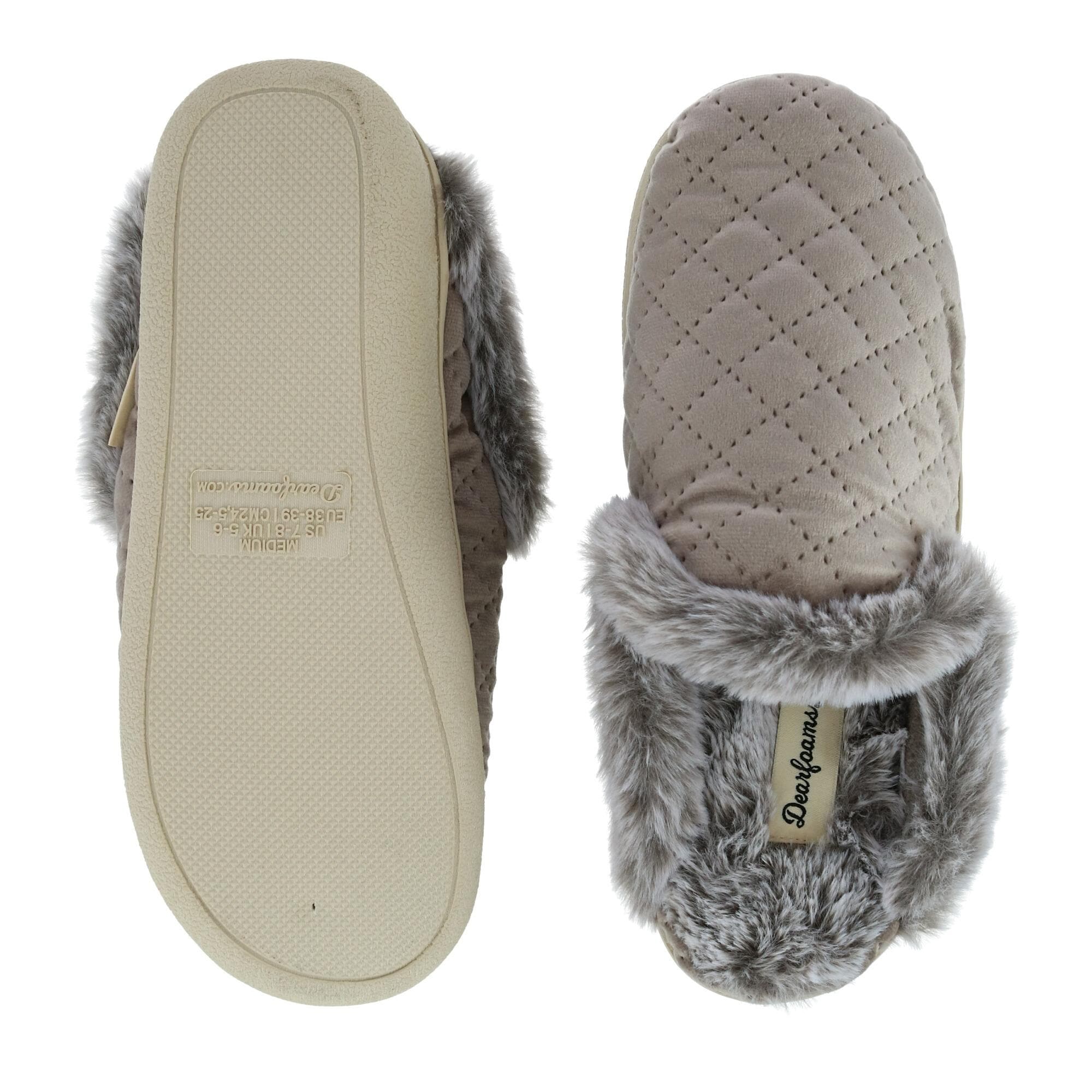 women's dearfoam scuff slippers
