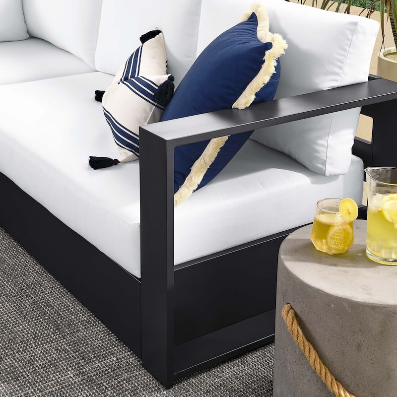 Tahoe Patio Aluminum 5-Piece Sectional Sofa Set