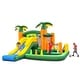 preview thumbnail 7 of 6, 8-in-1 Tropical Inflatable Bounce Castle with 2 Ball Pits Slide and Tunnel - Multicolor