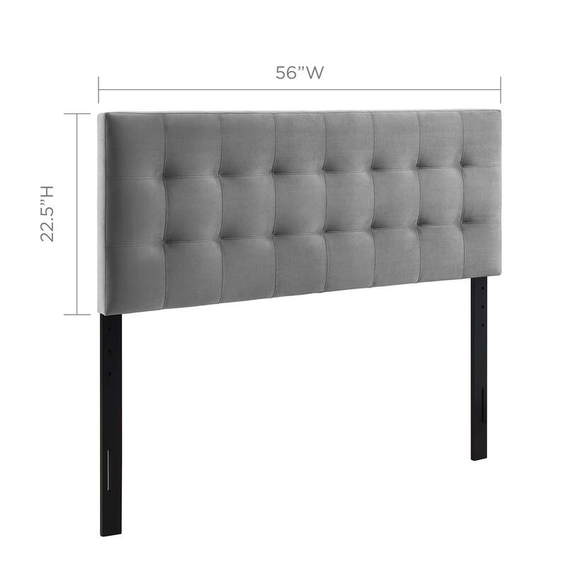 Copper Grove Worishofen Full-size Tufted Velvet Headboard