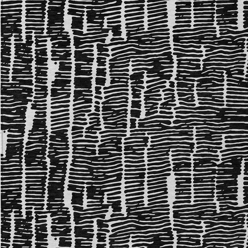 HomeRoots Abstract Transitional Rectangle Outdoor Rug