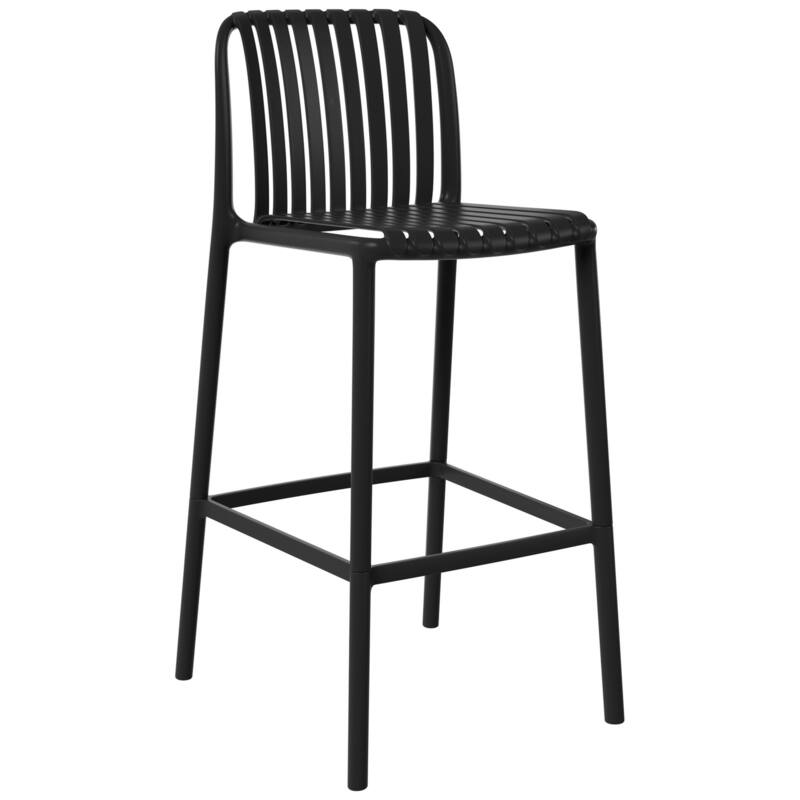 Frond and Form 2-Person Outdoor Round Dining Set Bar Height