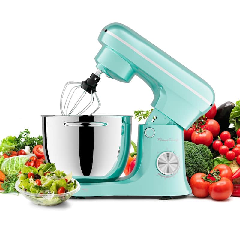 5L+4.5L Electric Food Mixer with timing, 12 Speeds Portable Lightweight Kitchen Mixer for Daily Use