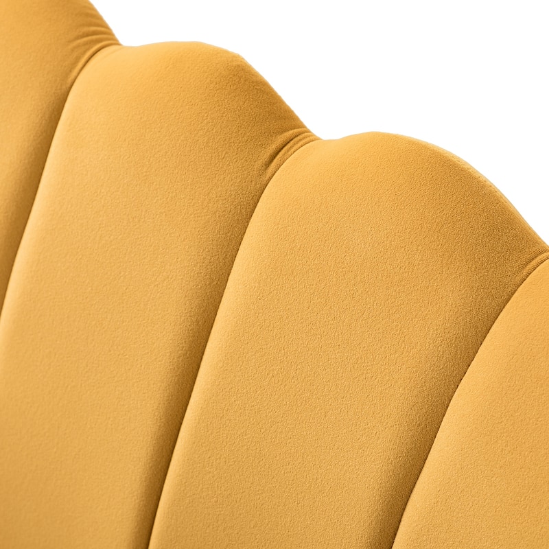 Xabier 52''Loveseat with Flower Shaped Back Design