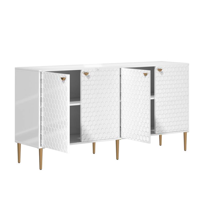 four-door cabinet