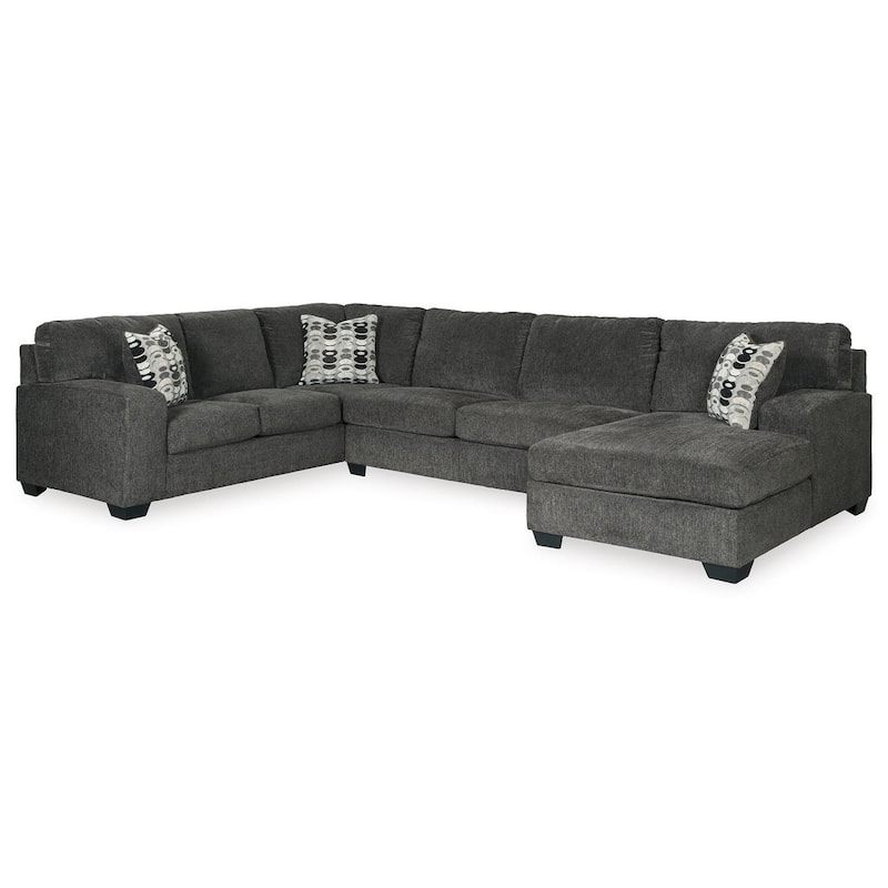 Ballinasloe 3-Piece Sectional - Smoke