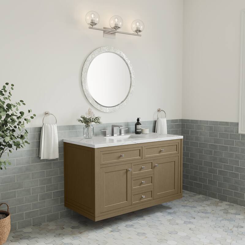 Chicago 48" Single Vanity, Walnut Whisper