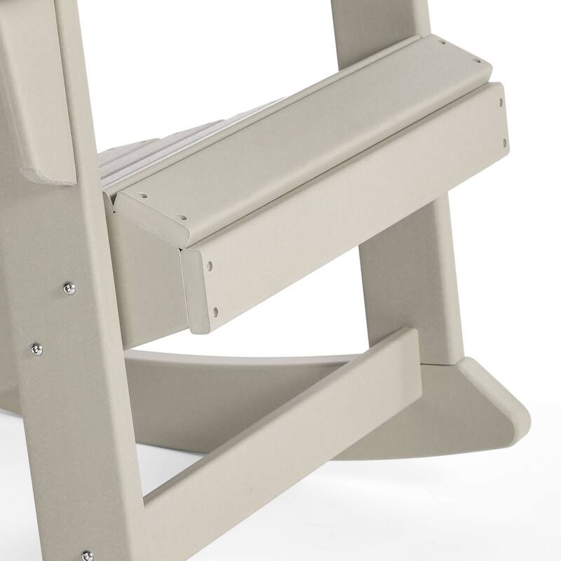 Laguna Hdpe All Weather Outdoor Patio Rocking Chairs With Side Table (3-Piece Set)