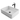 Kraus 3-in-1 Set White Rectangle Ceramic Sink, Arlo Faucet w/Drain