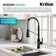 preview thumbnail 25 of 49, KRAUS Allyn Commercial 2-Function 1-Handle Pull Down Kitchen Faucet