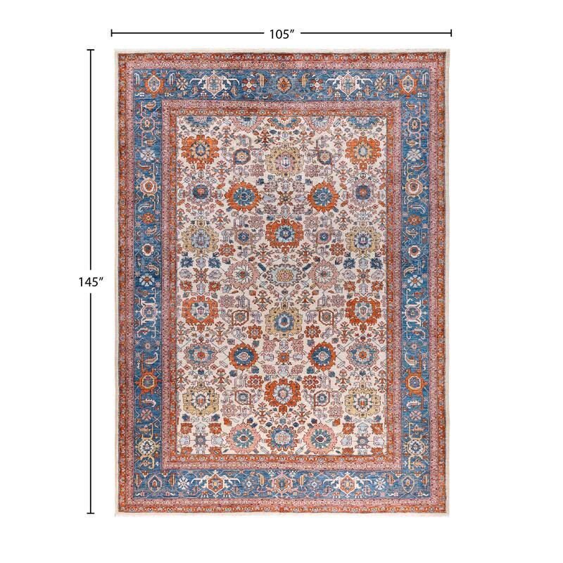 Serapi One-of-a-Kind Hand-Knotted Area Rug - Ivory - 8' 9" x 12' 1"
