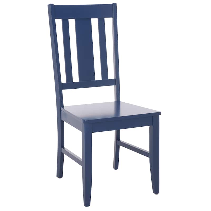 SAFAVIEH Home Roswitha Slat Back Side Chair - 18"W x 22"D x 39"H
