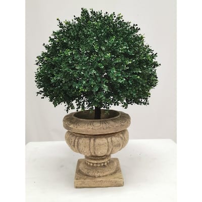 Faux Boxwood Topiary - Sphere