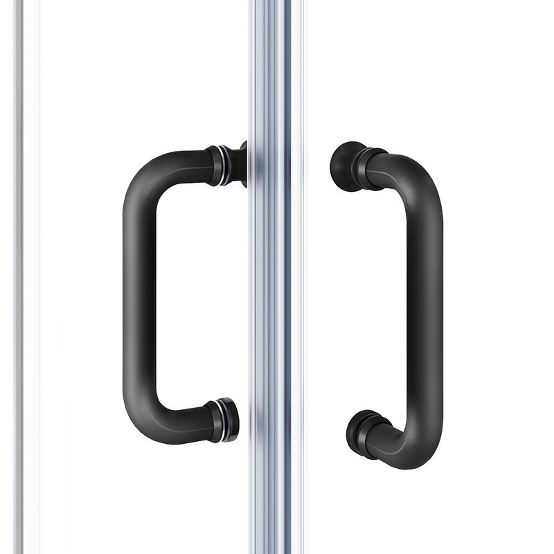 Elegant Corner Entry Enclosure With Sliding Shower Doors 36'' W x 36'' L x 72'' H