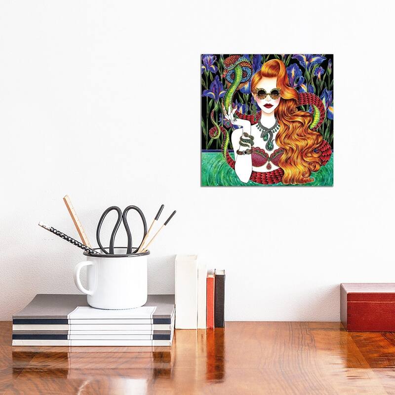 iCanvas "Serpent" by Sunny Gu Canvas Print - 12x12x0.75