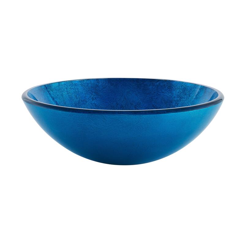 Swiss Madison SM-VSF25 Cascade 16-9/16" Glass Vessel Bathroom Sink