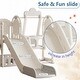 preview thumbnail 13 of 13, Indoor Toddler Kids Slide Playground for Age 1-4 with Swing, Climbing