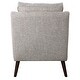 preview thumbnail 4 of 6, Uttermost 23570 O'Brien 29" Wide Wood Framed Linen Wingback Chair