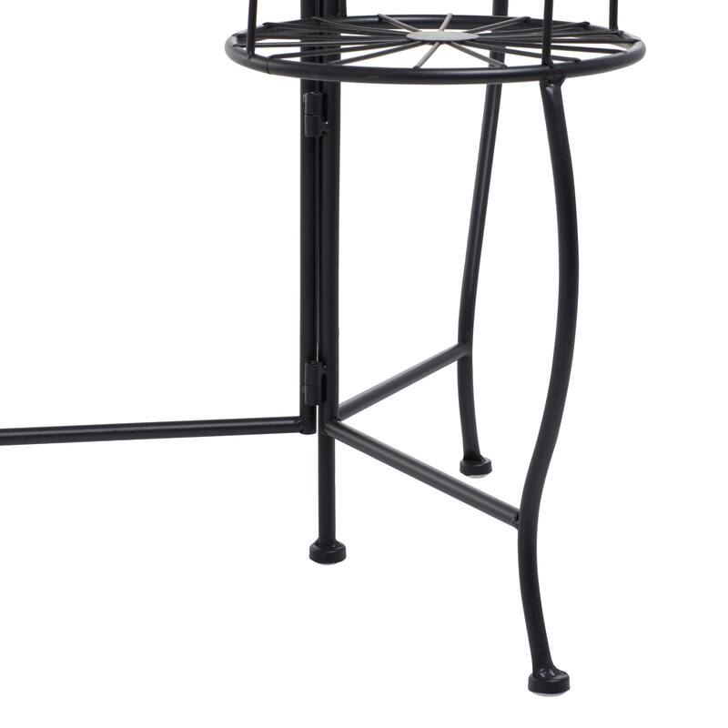 3 Round Shelves Metal Modern Plantstand 22 x 18 x 19 - 18 x 19 x 22