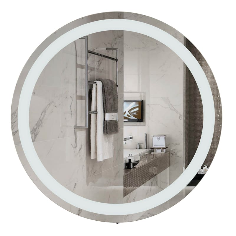 Modern Wall-Mounted Bathroom Vanity with Washbasin | Comfort Collection mirror Omega R-line 40" included