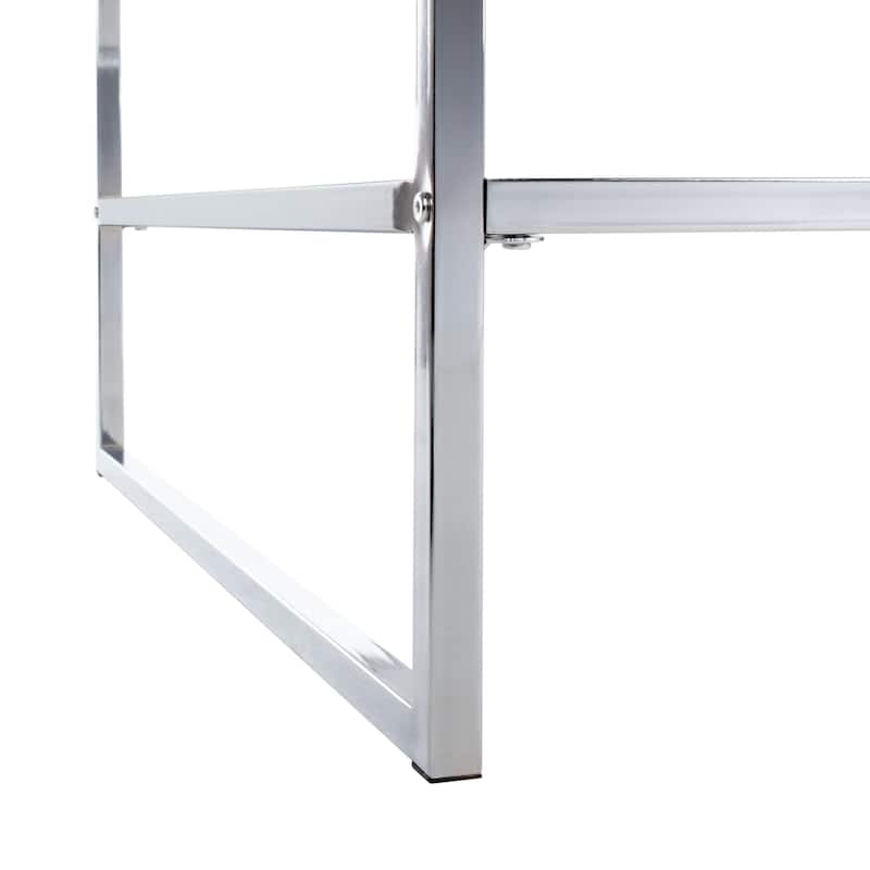 SAFAVIEH Aliza 2-Tier Modern Glam Square Coffee Table - 30" x 30" x 16.5"