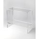 preview thumbnail 1 of 0, Handmade Crystal Clear Acrylic Console Table (Taiwan)