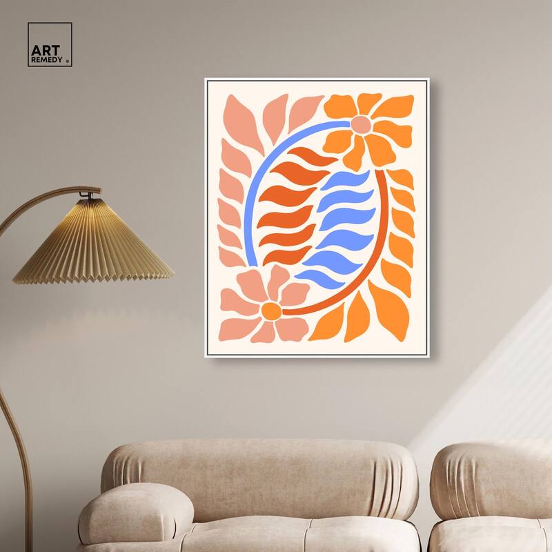 Floral Vine II Canvas by Art Remedy