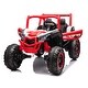 preview thumbnail 59 of 75, Kids 24V UTV Ride-On, 4 Motors, Remote Control, Music Playback, Ages 3-8, 4x4 Drive Red