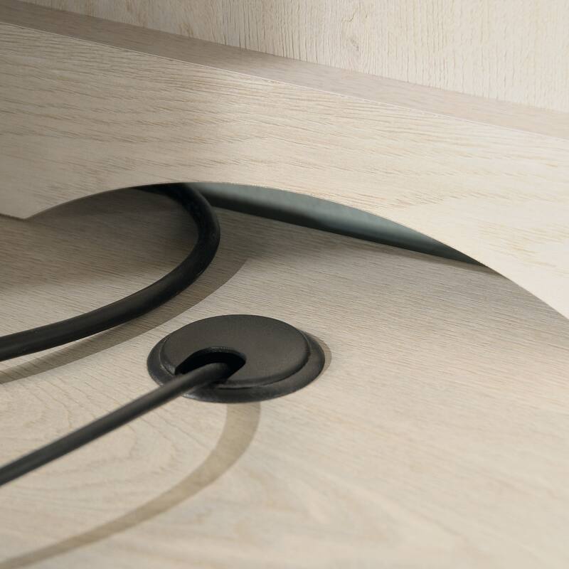 Wood Hutch with Sophisticated Design, Brown - 59.06" W x 12.80" D x 26.65" H