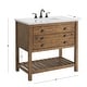 preview thumbnail 39 of 63, Monterey 37-inch Farmhouse Marble Solid Wood Bathroom Vanity