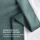 preview thumbnail 83 of 129, Exclusive Fabrics Signature Blackout Velvet Curtain (1 Panel)