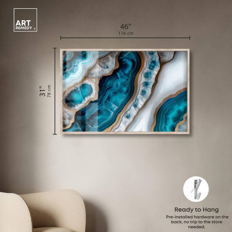 Opaline Undulation Shadowbox by Art Remedy