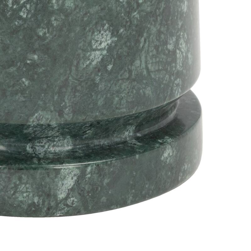 SAFAVIEH Couture Valentia Round Marble Accent Table - 10" W x 10" D x 18" H