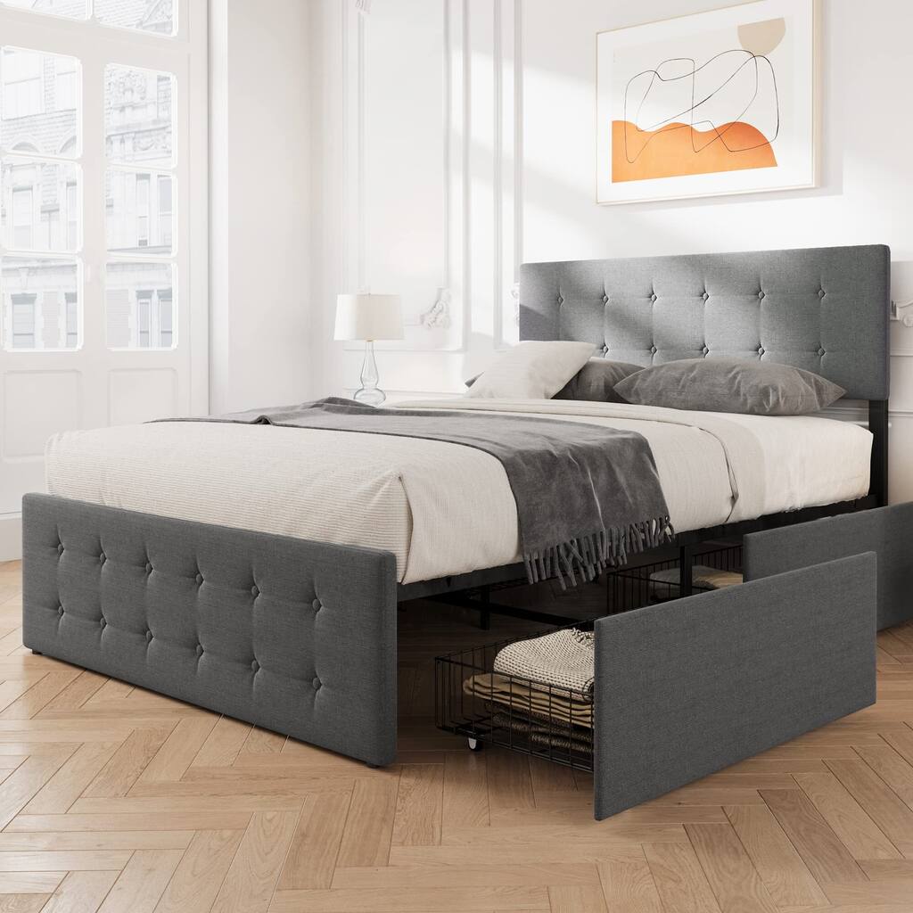 Bed Frame with Storage