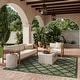 preview thumbnail 99 of 99, Nourison Easy Care Indoor/Outdoor Moroccan Trellis Area Rug 8' x 10' - Green
