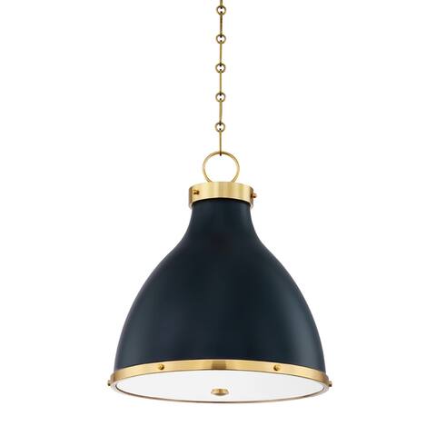 Painted No. 3 - 2-Light Small Pendant by Mark D. Sikes