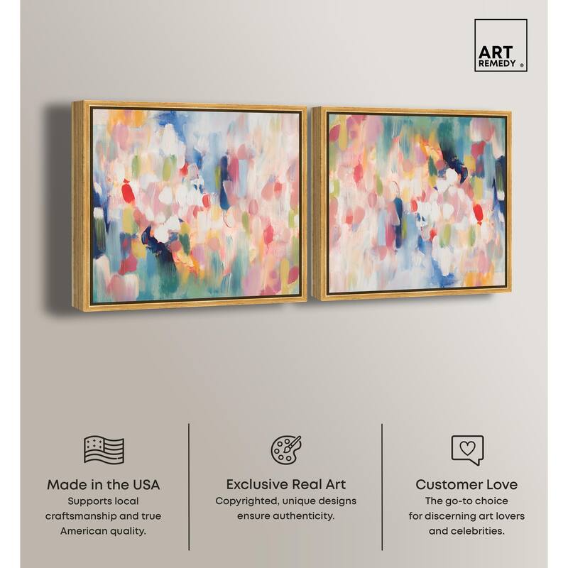 Assembled Color Pallete I Canvas by Art Remedy