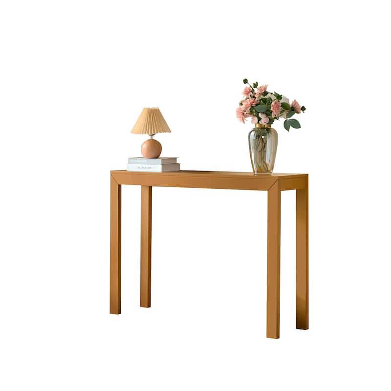 Russell Collection Modern Wood Rectangle Console Table