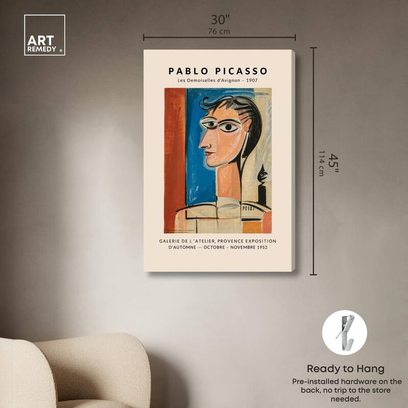 Avignon Woman's Canvas by Art Remedy, Gallery Wrapped