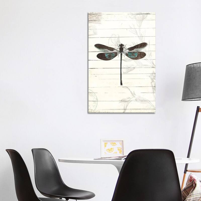 iCanvas "Dragonfly Look II" by Mlli Villa Canvas Print - 40x26x1.5