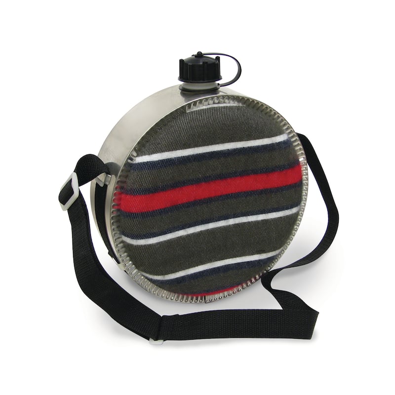 Stansport Blanket Canteen - 4 Quarts - Black