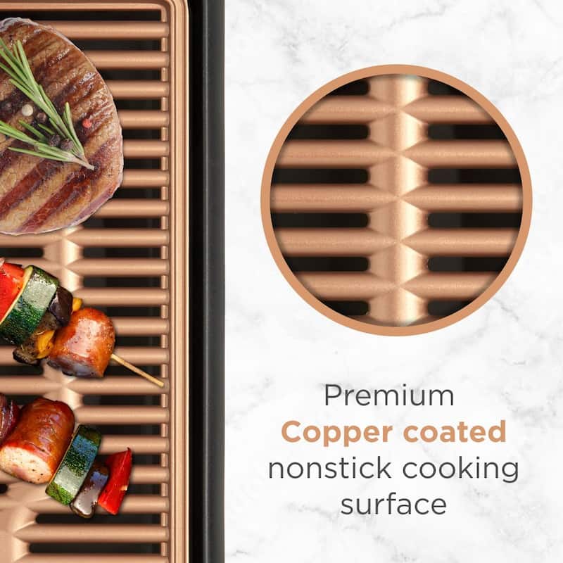Betty Crocker 10 x 15" indoor grill with removable grill plate